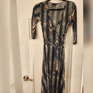 Jersey maxi dress